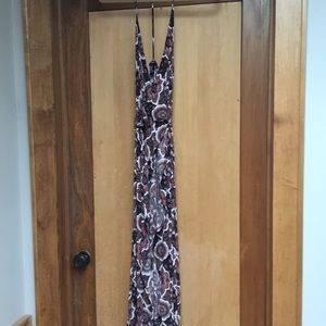 High low floral maxi dress